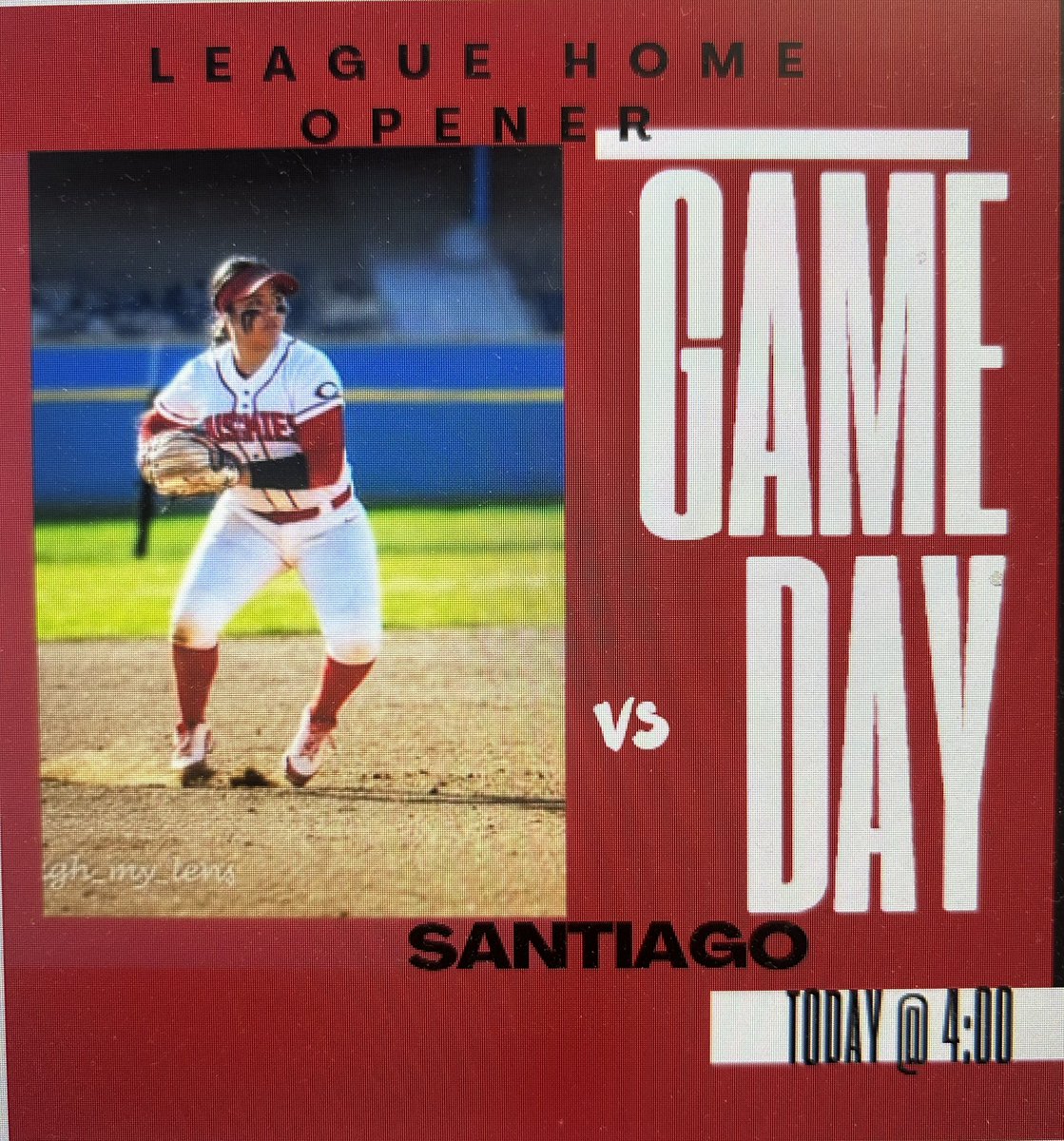 Come out and cheer on your Husky Softball teams as they play their league opener vs <a href="/SHS_SharksSB/">Santiago Softball</a> TODAY 4:00