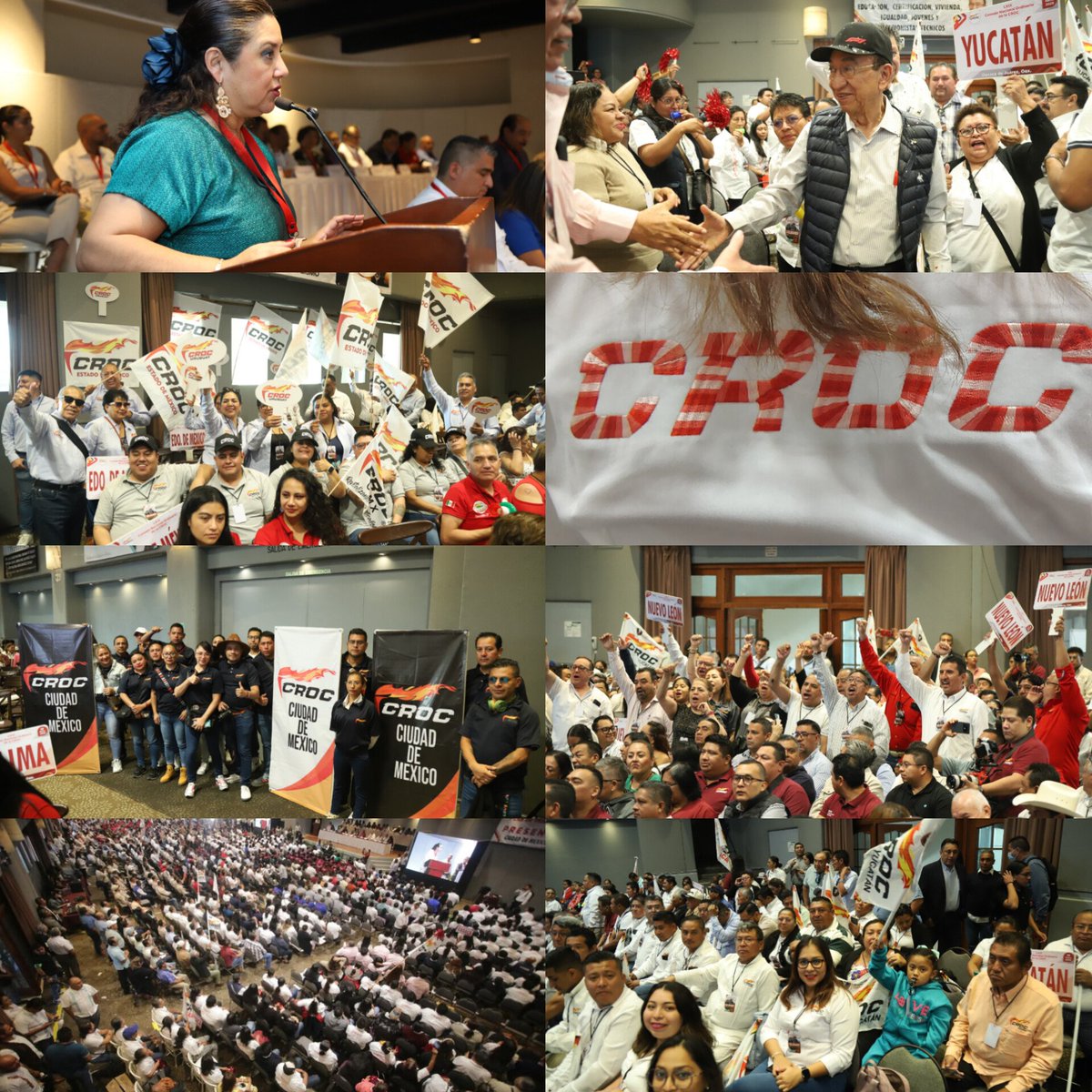 IsaiasGCroc's tweet photo. Con éxito, entusiasmo, planeación y estrategia se realizó el LXIX Consejo Nacional Ordinario en Oaxaca, dónde realizamos mesas de trabajo con los Profesionistas y Técnicos, Coordinadores de Salud y Participación Política. #ConsejoNacionalCROC #OaxacaCROC2025 https://t.co/LCjivF5tO3