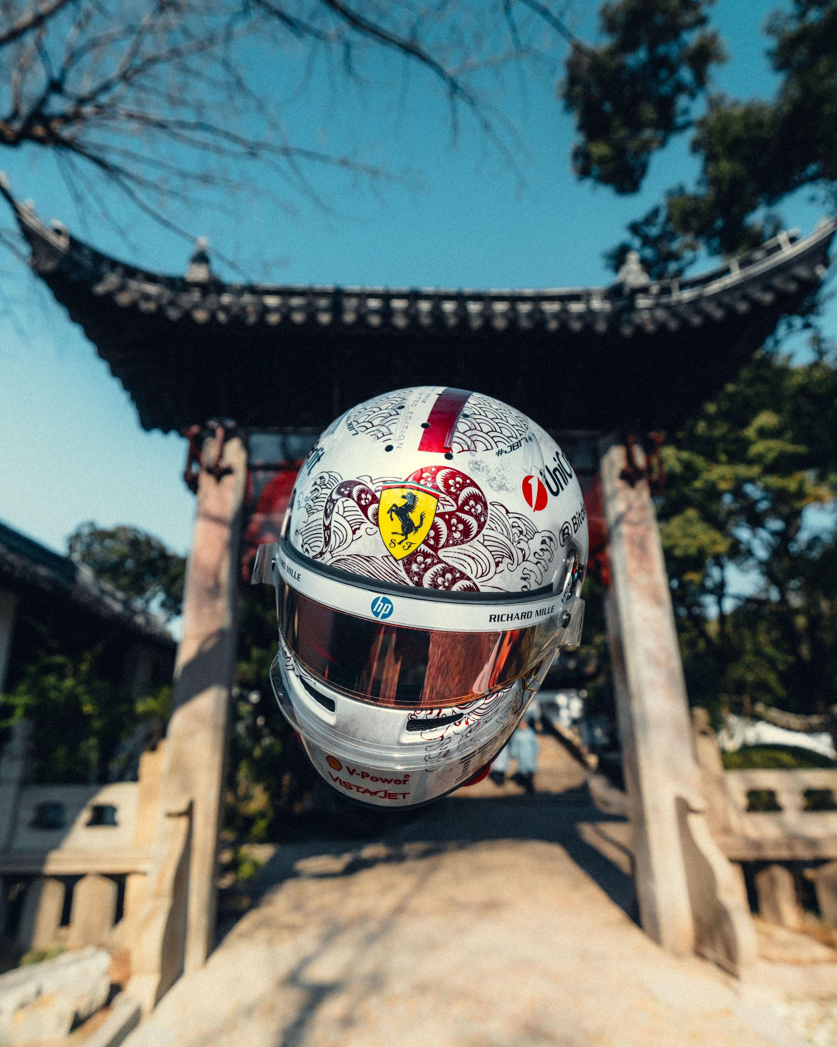 Ferrari reveal special helmet design for Charles Leclerc in Shanghai | 2025 F1 Chinese GP