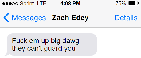 RowdyPurdue's tweet photo. Leaked message to Will Berg https://t.co/Zz5r3M67pb