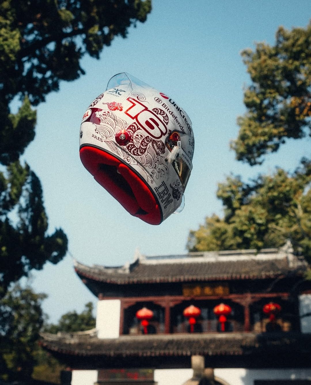 Ferrari reveal special helmet design for Charles Leclerc in Shanghai | 2025 F1 Chinese GP