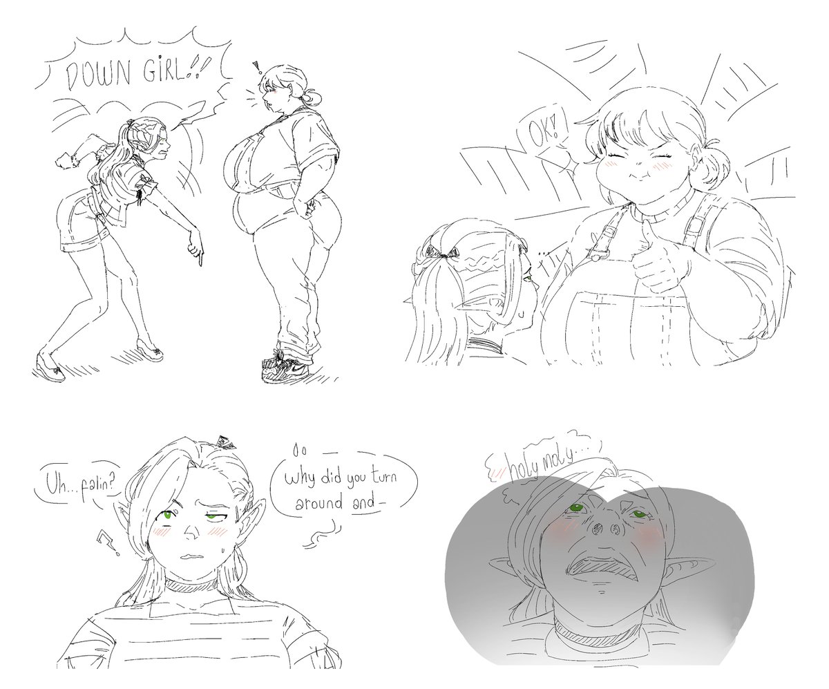 DOWN GIRL!!!
a little late but i came up with this idea in my head 
#farcille