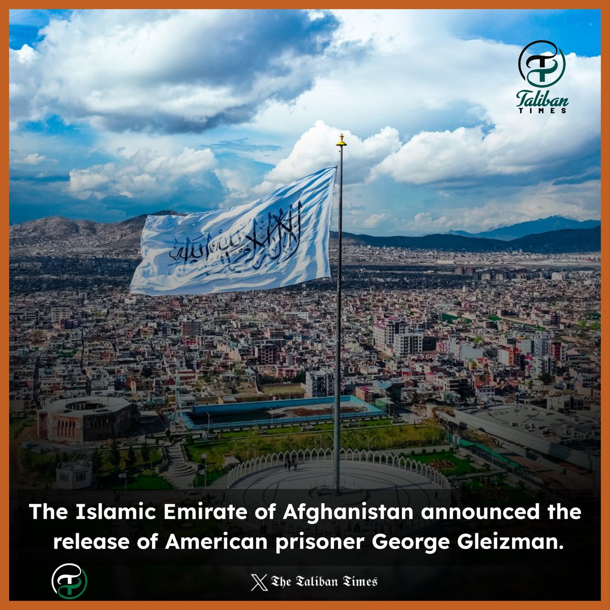 ⚡️The #IEA announced the release of #American prisoner George Gleizman ,describing the act as a humanitarian gesture.

This release underscores the Islamic Emirate's intention to foster goodwill and engage in dialogue, mainly with the #UnitedStates.
#Taliban_times <a href="/realZalmayMK/">Zalmay Khalilzad</a>