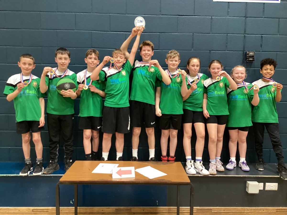 StOswaldsCE's tweet image. We are proud to announce that our Year 5 and 6 basketball team have won the county final!!!! They have all played brilliantly and shown fantastic team work. A day we will never forget. We are super proud of them all. Congratulations. #stoswaldspe