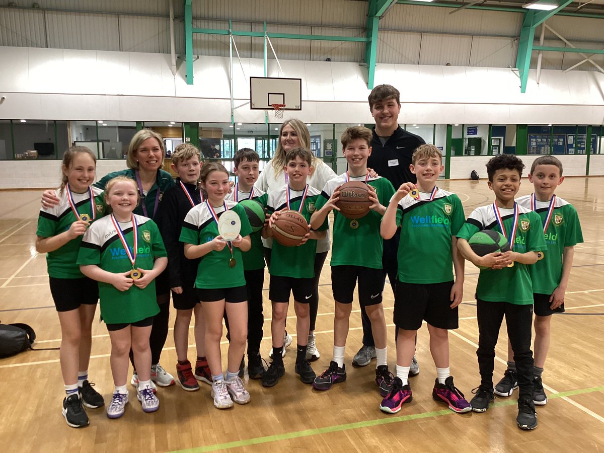 StOswaldsCE's tweet image. We are proud to announce that our Year 5 and 6 basketball team have won the county final!!!! They have all played brilliantly and shown fantastic team work. A day we will never forget. We are super proud of them all. Congratulations. #stoswaldspe