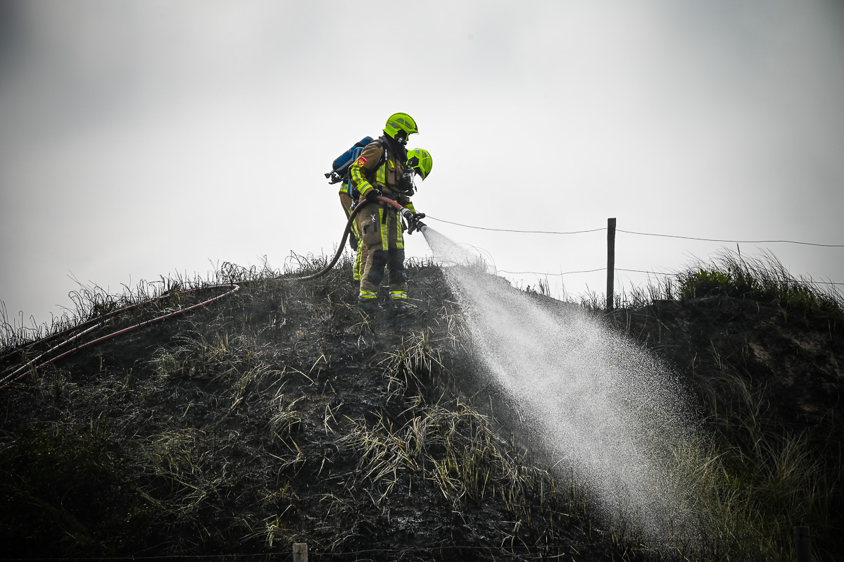 Grote natuurbrand in Laurabossen