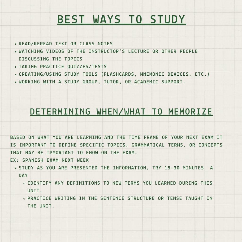 trio_search's tweet image. Studying, Memory, &amp;amp; Test Taking 📚
Effective studying leads to better retention! Use active recall, spaced repetition, and practice tests to boost memory. Stay organized and calm during exams to ace those tests! 📝💡 #StudySmart #MemoryBoost #TestTakingTips