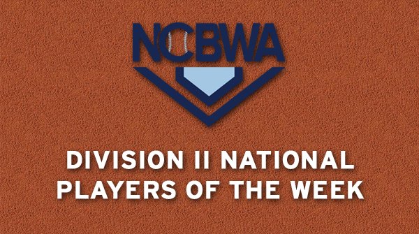 NCBWA (@ncbwa) on Twitter photo Paniagua <a href="/RegisUBaseball/">Regis University Baseball</a> and Chamberlain <a href="/UmaryBaseball/">UMARY Baseball</a> are NCBWA Division II National Players of the Week ncbwa.com/a/ccddcd7e Paniagua <a href="/RegisUBaseball/">Regis University Baseball</a> and Chamberlain <a href="/UmaryBaseball/">UMARY Baseball</a> are NCBWA Division II National Players of the Week ncbwa.com/a/ccddcd7e