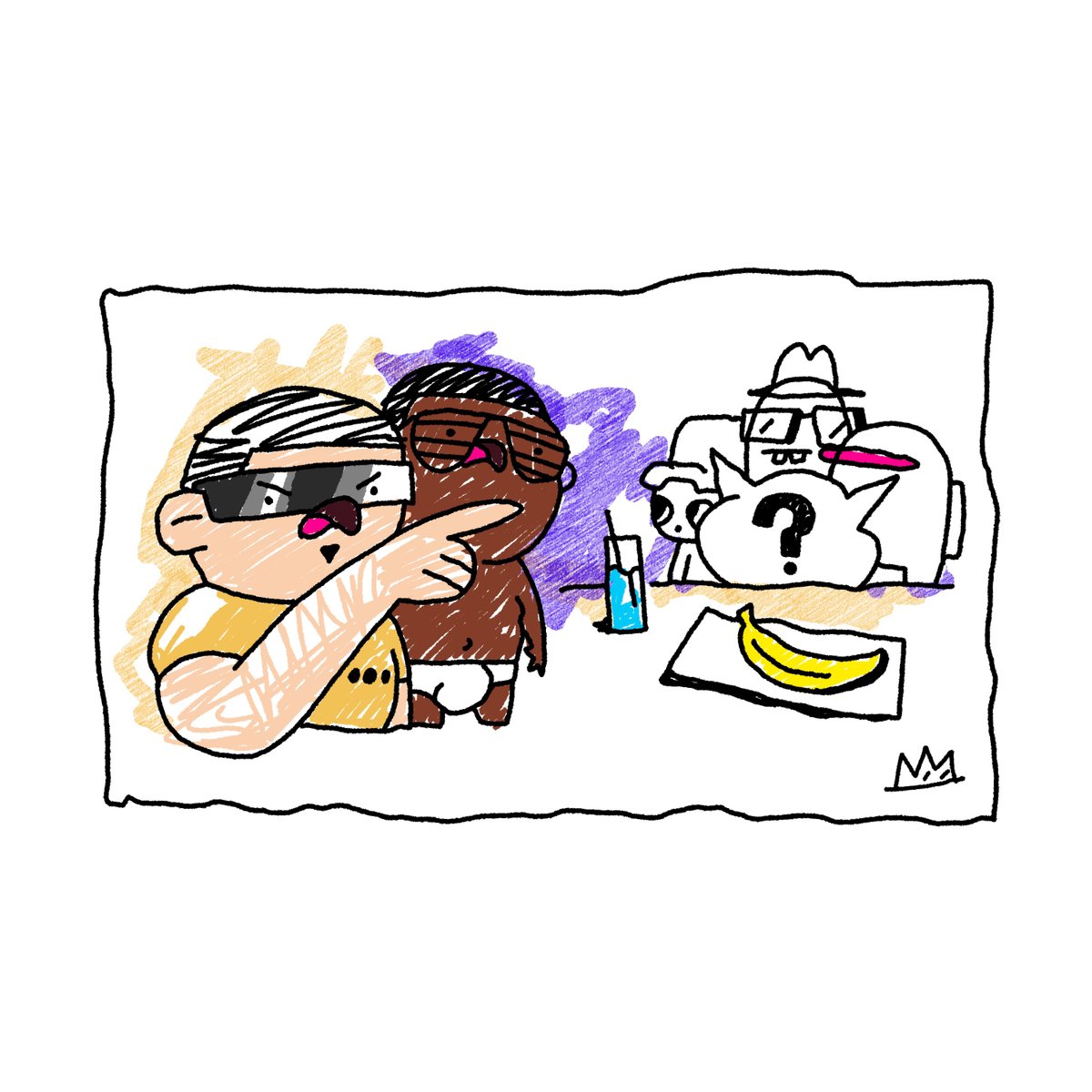 You look like you could use a banana...