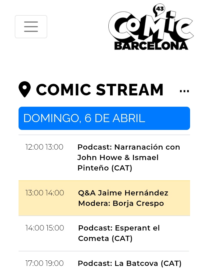 La Batcova 🦇 (@labatcova) on Twitter photo Ja és oficial
La Batcova serà per 3er any consecutiu al <a href="/COMIC_bcn/">COMIC BARCELONA</a> fent programa en directe.
Us estem preparant un contingut molt especial sobre qui ho va començar tot, el primer i més gran (amb el permís de Batman 😁)
Amb en <a href="/DGatsu67/">DaniGatsu67</a> i en <a href="/Jordi_NoWaN/">Jordi-NoWaN</a> i un servidor <a href="/Frezzer01/">Albert Tarrés</a> Ja és oficial
La Batcova serà per 3er any consecutiu al <a href="/COMIC_bcn/">COMIC BARCELONA</a> fent programa en directe.
Us estem preparant un contingut molt especial sobre qui ho va començar tot, el primer i més gran (amb el permís de Batman 😁)
Amb en <a href="/DGatsu67/">DaniGatsu67</a> i en <a href="/Jordi_NoWaN/">Jordi-NoWaN</a> i un servidor <a href="/Frezzer01/">Albert Tarrés</a>