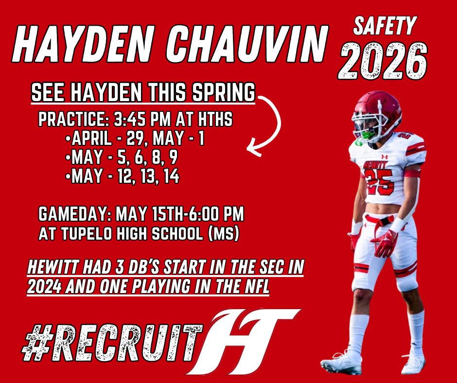 chauvinhayden3's tweet image. Just a few more weeks until spring ball kicks off! Come check me and @HuskyFast out! @joshfloydHT @coachseantalsma @D_Haraway