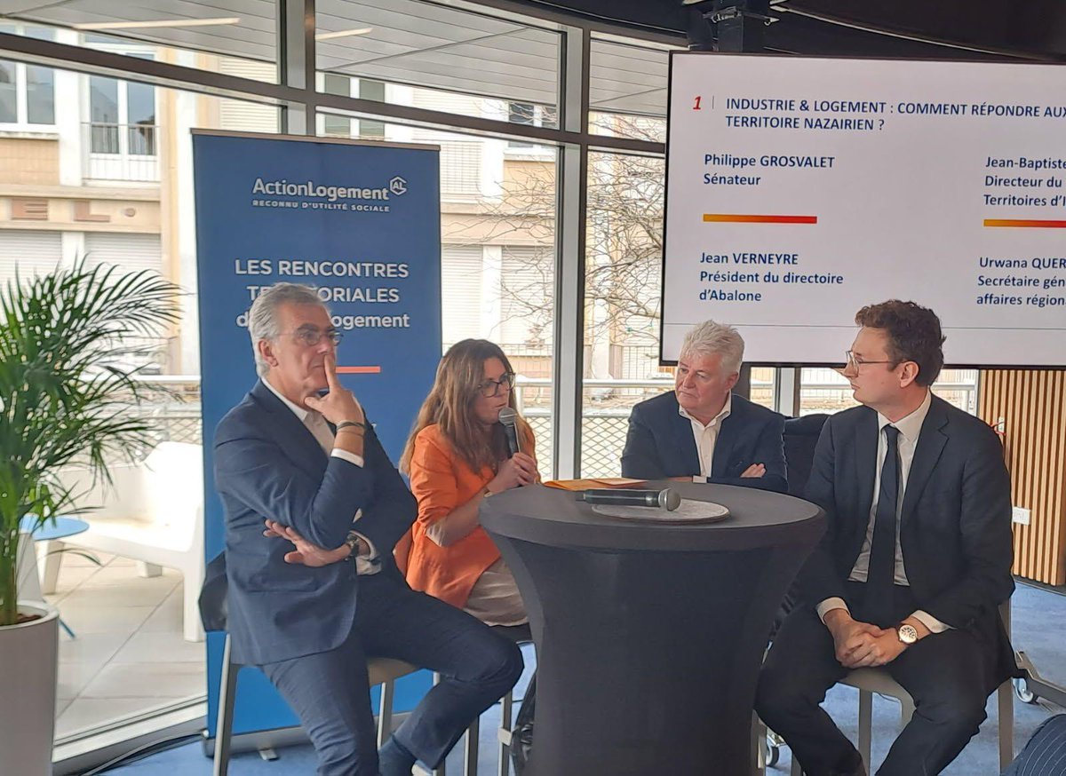 Prefet44's tweet photo. #ActionLogement | Table ronde organisée par Action Logement avec l'ensemble des acteurs du territoire, à l'occasion de la visite de la ministre du logement @valerieletard. https://t.co/NH9b2t9V8c