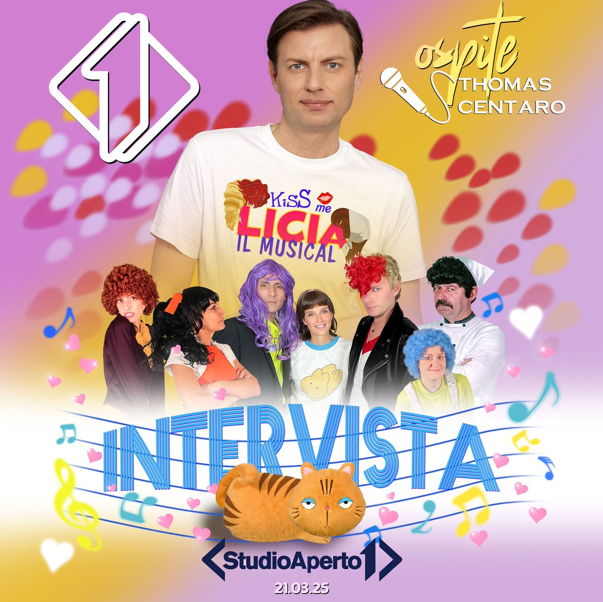 Su #STUDIOAPERTO il servizio su #KissMeLicia! Il musical sarà in scena il 21 e il 22 marzo alle 20.30 all'EcoTeatro di Milano. Biglietti su Vivaticket. #kissmeliciailmusical #musical #spettacolo #cartonianimati #tv #televisione #intervista #anni80 #sognoglianni80 #italia1