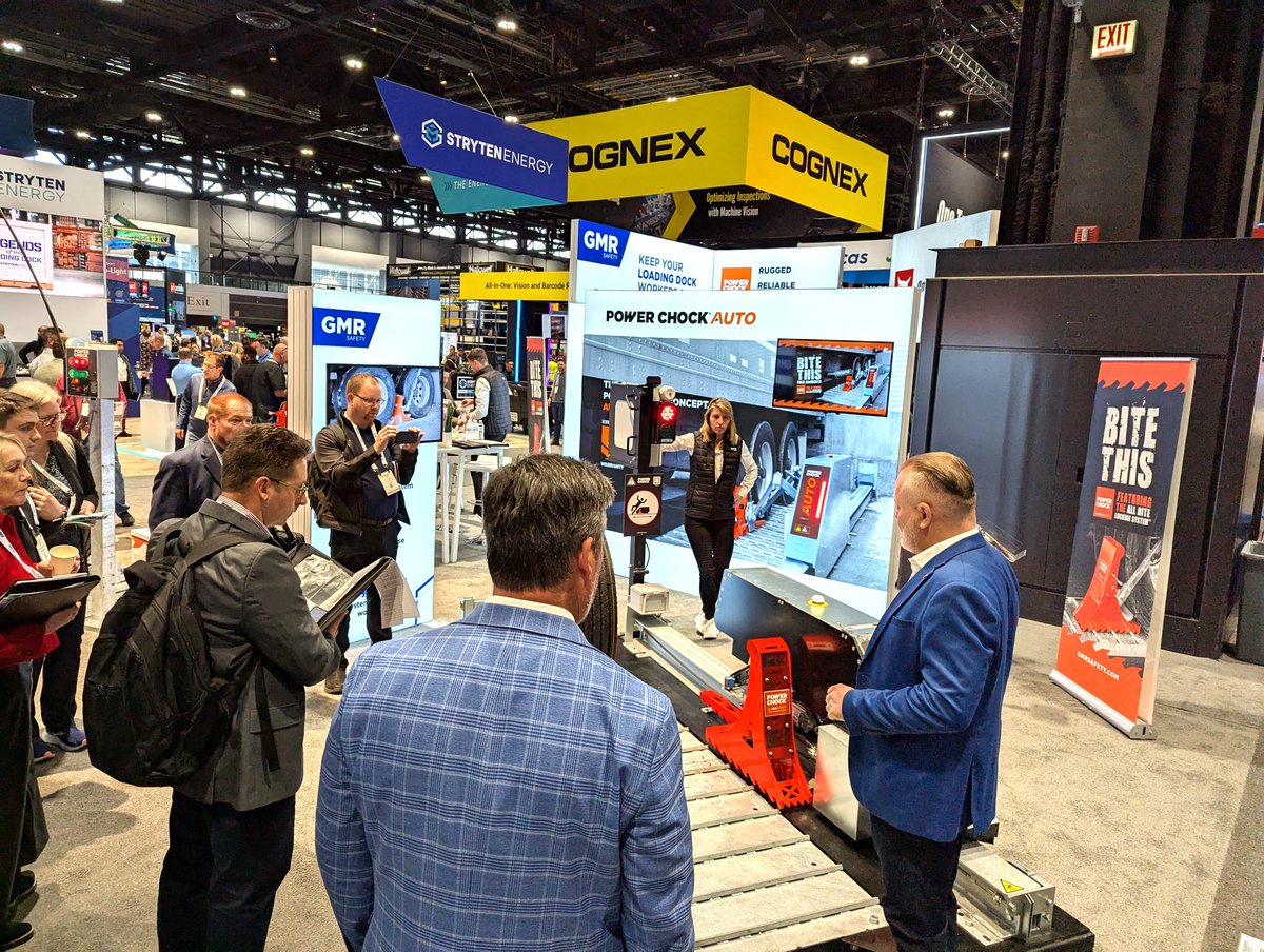 Thank you to everyone who came down to our 2 booths this year at #ProMat. It was a real pleasure meeting all of you. To protect your loading dock workers, visit gmrsafety.com. <a href="/poweredbymhi/">MHI</a>