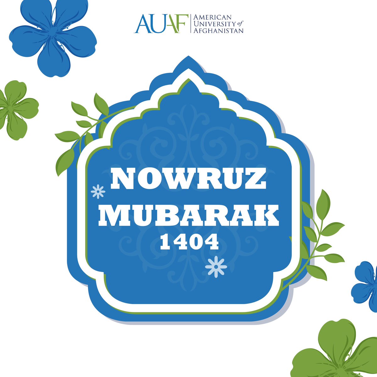 AUAF celebrates the arrival of this ancient Nowruz occasion and the enchanting spring of nature.

Nowruz provides an opportunity to renew meaningful ambitions, appreciate blessings, and  opportunities the future brings.

We wish you a joyous holiday and a peaceful spring season.