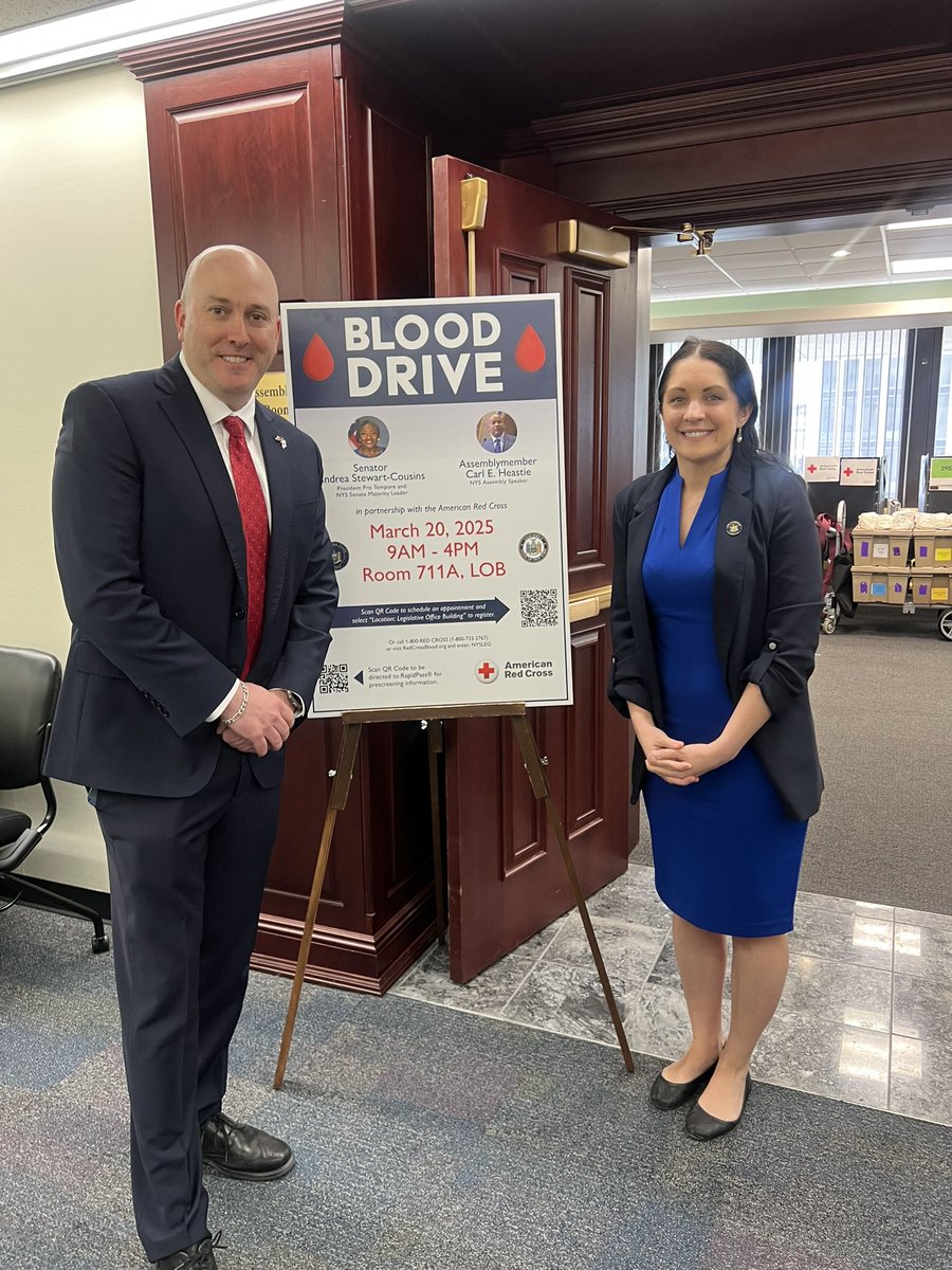 Every two seconds, someone in the U.S. needs blood— from surgeries to cancer treatments and chronic illnesses, so many people need transfusions during life saving procedures. I was happy to do my part today and donate at this year’s Legislative Blood Drive!