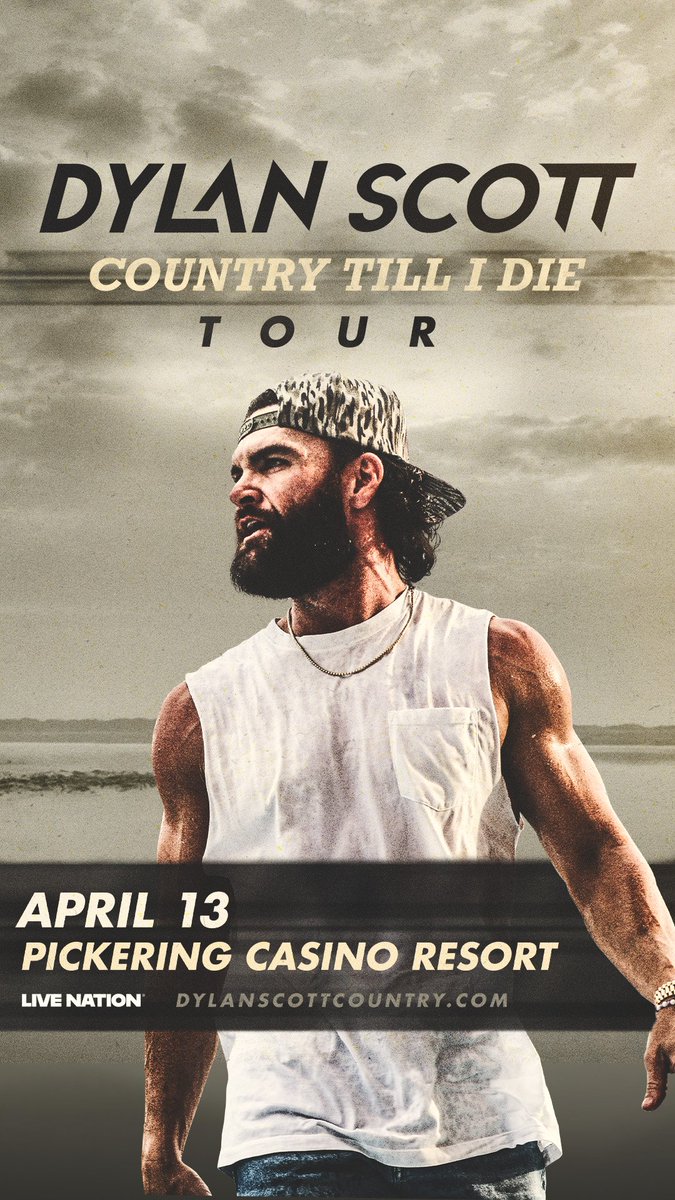 Listen for your cue to text at 4 pm to win a pair of tickets to see <a href="/DylanScottCntry/">Dylan Scott</a> on April 13th <a href="/PickeringCasino/">Pickering Casino Resort</a> 
Once you hear the cue, text "Dylan" and your full name to 1-877-505-3692