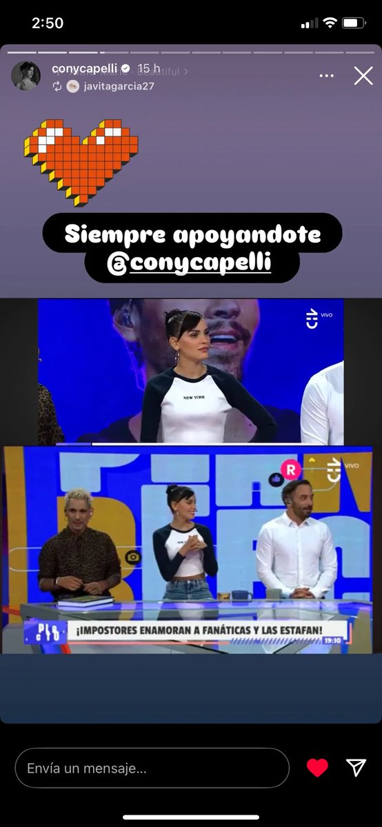 changesuga's tweet image. alguien sabe de donde es la camiseta que estaba usando @ConyCapelli ayer en plan perfecto ??? es que la ameee 😍
 #Granconstanza