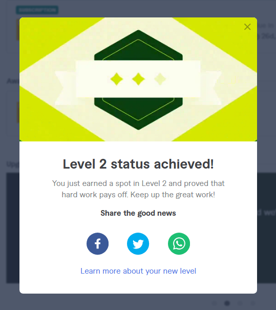 developerhiren's tweet image. Fiverr promoted me to a Level Two freelancer! Proud to be part of a platform that recognizes hard work. Check out my services. fiverr.com/s/zWLbNyv 
Thanks to @fiverr