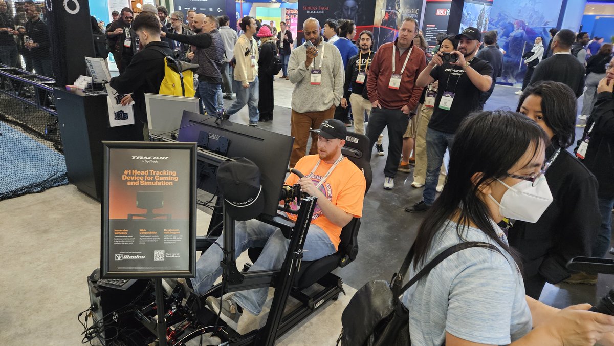 Try TrackIR with iRacing at GDC in the OptiTrack booth #S962 and feel the difference precision head tracking makes. Special discount available at the booth only!
 
Who’s setting the fastest lap? Drop by and take the challenge!
 
#TrackIR #optitrack #GDC2025 #SimRacing #iRacing