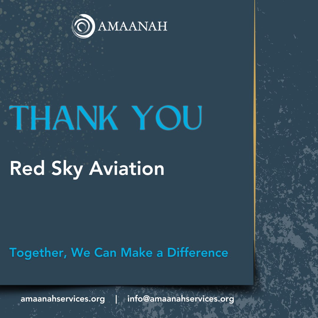 AmaanahServices's tweet image. Huge THANK YOU to Blooms &amp;amp; Boards, Red Sky Aviation, and RSM for supporting our Rays of Change Gala! Your generosity helps us empower refugees and create change. We’re so grateful for partners like you!

Show them some love!

#ThankYou #Amaanah #RaysOfChange #SupportRefugees