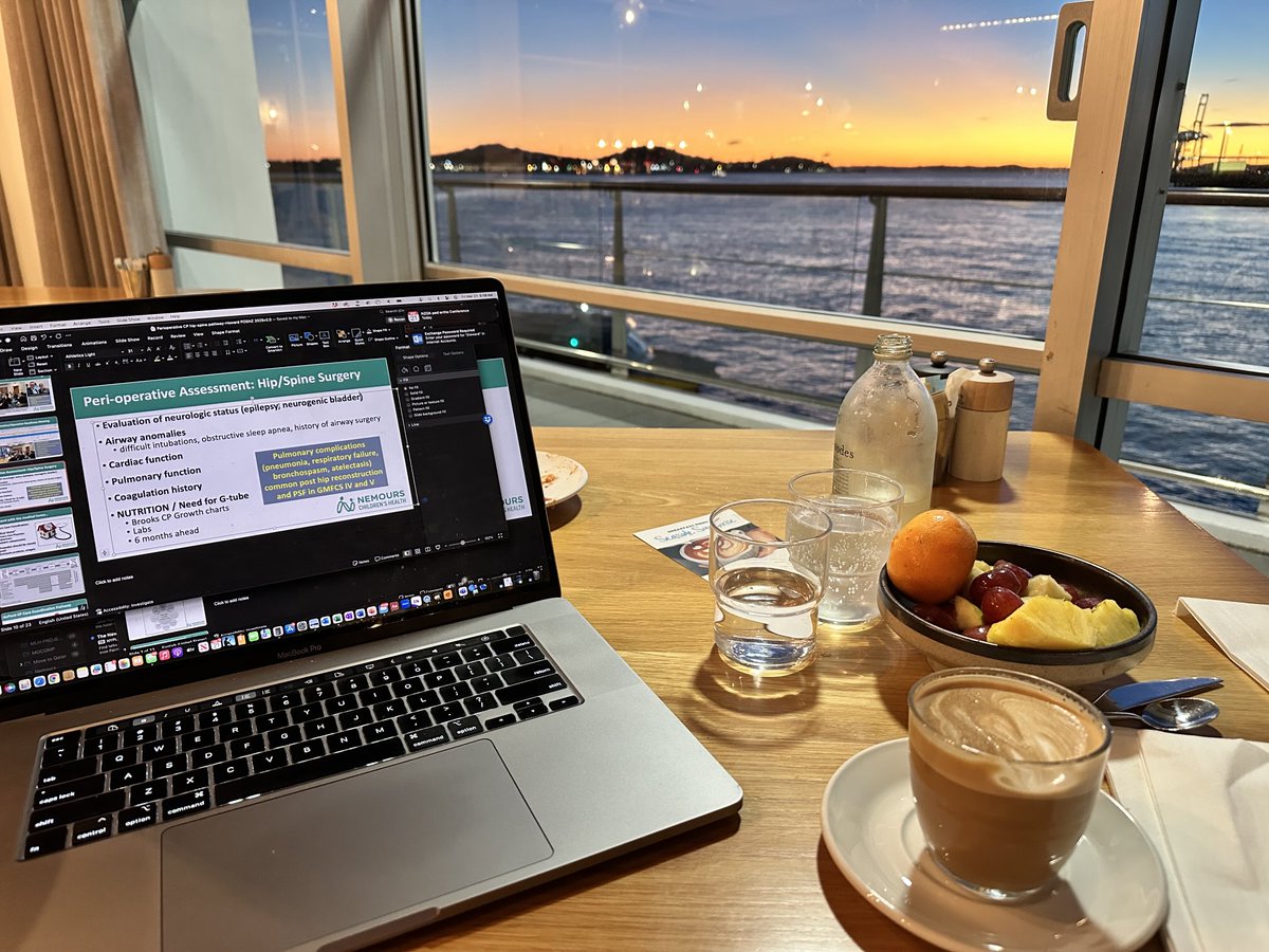 JasonJHoward1's tweet image. Some last minute changes before my talks at POSNZ in Auckland this morning. Glad to be back in New Zealand! @Nemours @NemoursOrtho