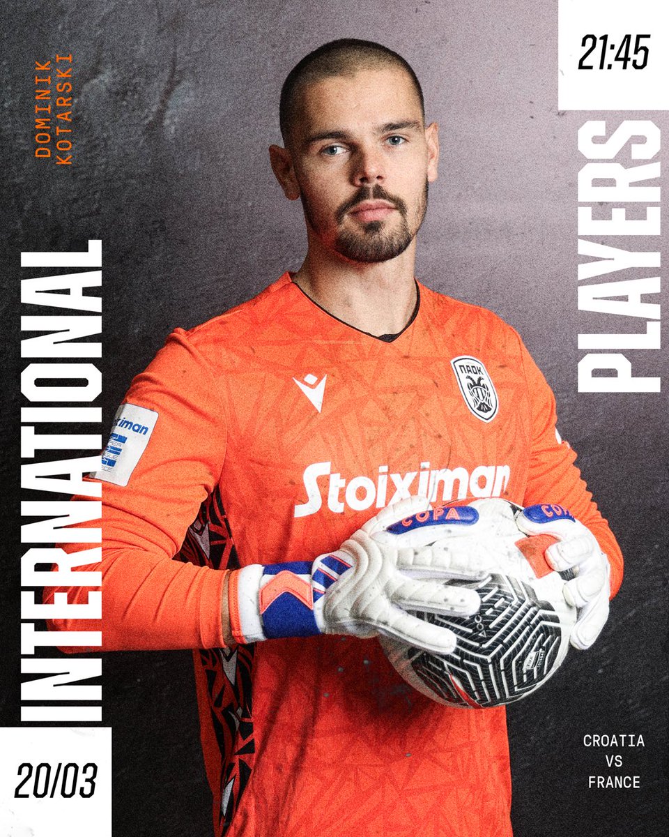 PAOK_FC's tweet photo. #InternationalPlayers Καλή επιτυχία στους διεθνείς μας! Kαλή επιτυχία στην@EthnikiOmada! #PAOKFamily #Konstantelias #Pelkas #Despodov #Kotarski #Colley https://t.co/FfIqtyrueh