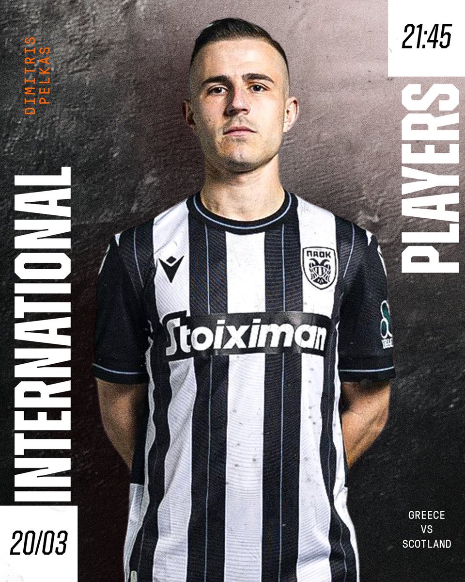 PAOK_FC's tweet photo. #InternationalPlayers Καλή επιτυχία στους διεθνείς μας! Kαλή επιτυχία στην@EthnikiOmada! #PAOKFamily #Konstantelias #Pelkas #Despodov #Kotarski #Colley https://t.co/FfIqtyrueh