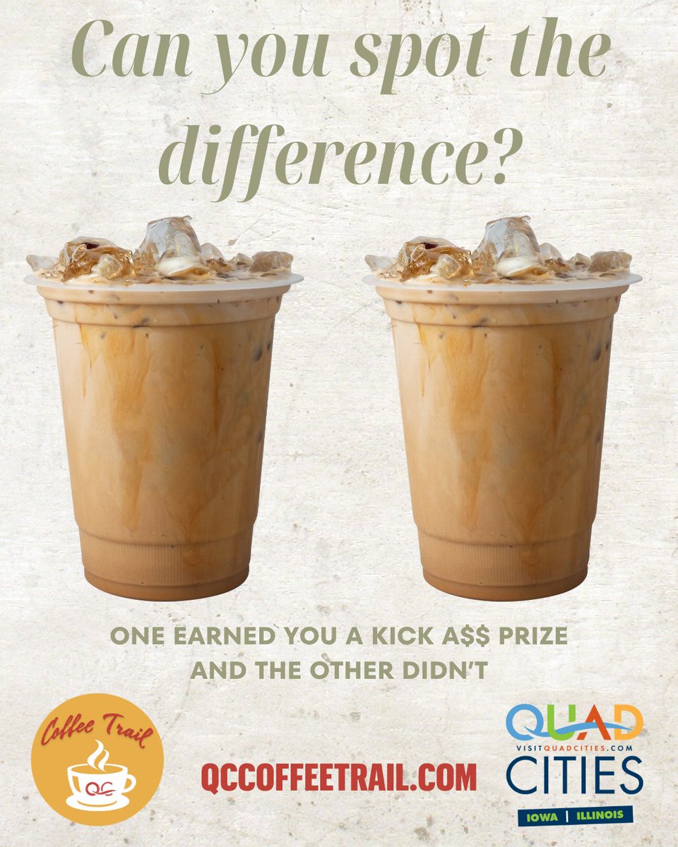 Celebrate the first official day of spring by signing up for the QC Coffee Trail🌻YOU could win some amazing prizes! Head to qccoffeetrail.com today!
#VisitQuadCities