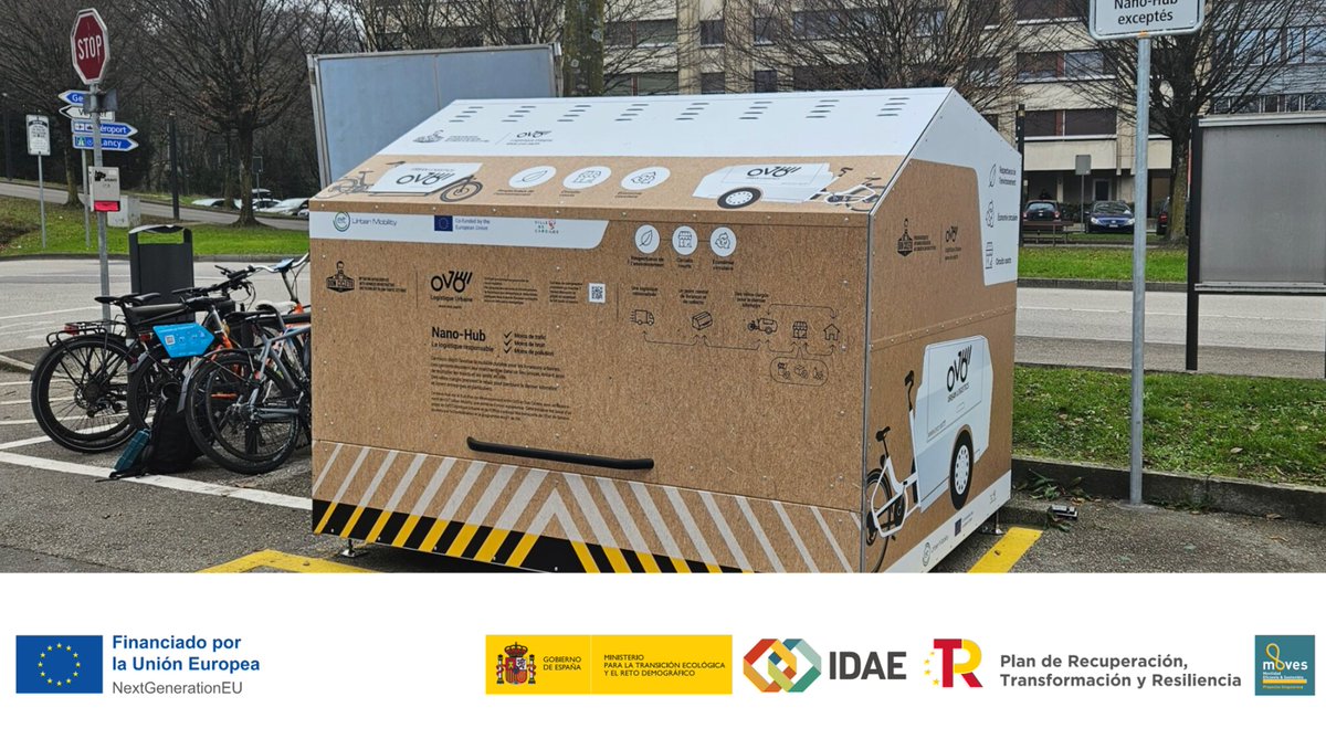 Los Nano-hubs de Don Cicleto están revolucionando el transporte de mercancías en Europa. 
Un iniciativa con el apoyo del Programa MOVES Proyectos Singulares II, enmarcado en el Plan de Recuperación, Transformación y Resiliencia, financiado por la Unión Europea – #NextGenerationEU