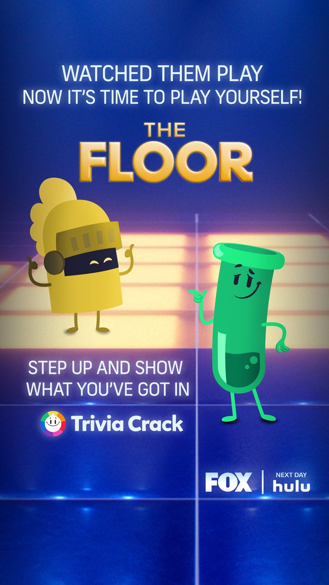 TriviaCrack's tweet image. Do you have what it takes to stay on top?
A new 7-day challenge kicks off in Trivia Crack
triviacrack.com/l/thefloor
@FOXTV @RealityClubFOX