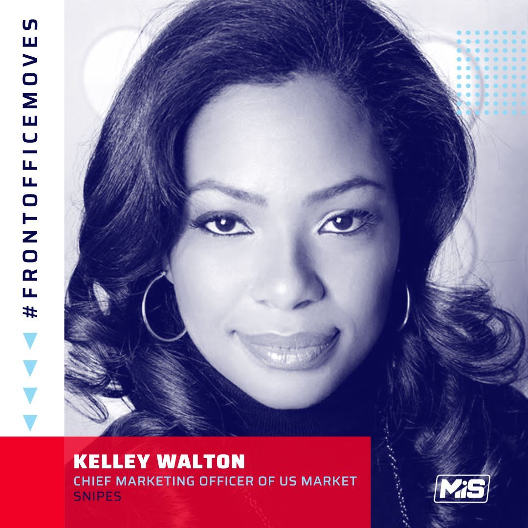 MiSportsBiz's tweet photo. #FrontOfficeMoves: Congratulations to Kelley Walton on being named the new Chief Marketing Officer for the U.S. market at Snipes! Walton will oversee all U.S. marketing activities, guiding brand positioning, consumer engagement, and market expansion. https://t.co/ZoOx1k4E2A