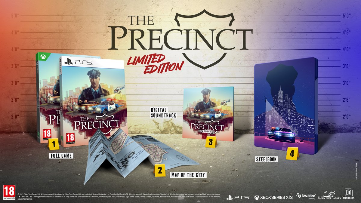 We’re not talking about floppy disks, Chief, we’re talking CDs!

The Precinct will be getting a physical release for PS5 &amp; Xbox Series X|S.

📢 Read more here: bit.ly/4iCVxPC

#ThePrecinct 🚔 
<a href="/Microids_off/">Microids</a> #80s #PC #playstation #xbox #Gamedev #IndieGame