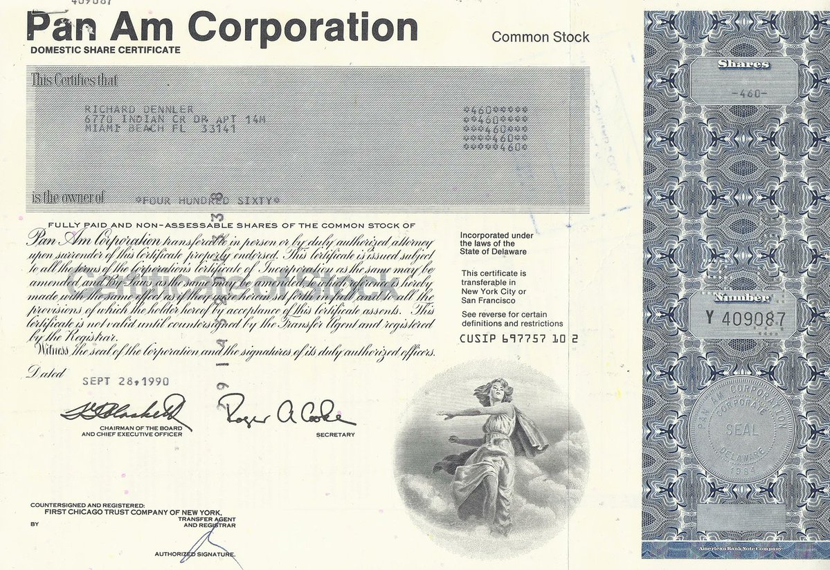 This is a stock certificate, but still people cared about designing with excellence. Down to the last detailed, they could have just made this thing like modern slop, but there was a sense of personal integrity and pride in one's work. They cared. We used to be a society.