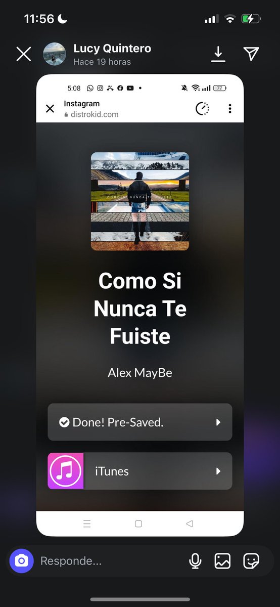 Ya me están llegando capturas haciendo el Pre-Save de mi 2ª canción! 🫣

Si me etiquetáis os enviaré vídeos de cómo la compuse y fotos de cómo iba a ser la portada antes 😊

Pre-Save:  distrokid.com/hyperfollow/al…

⚠️31 MARZO