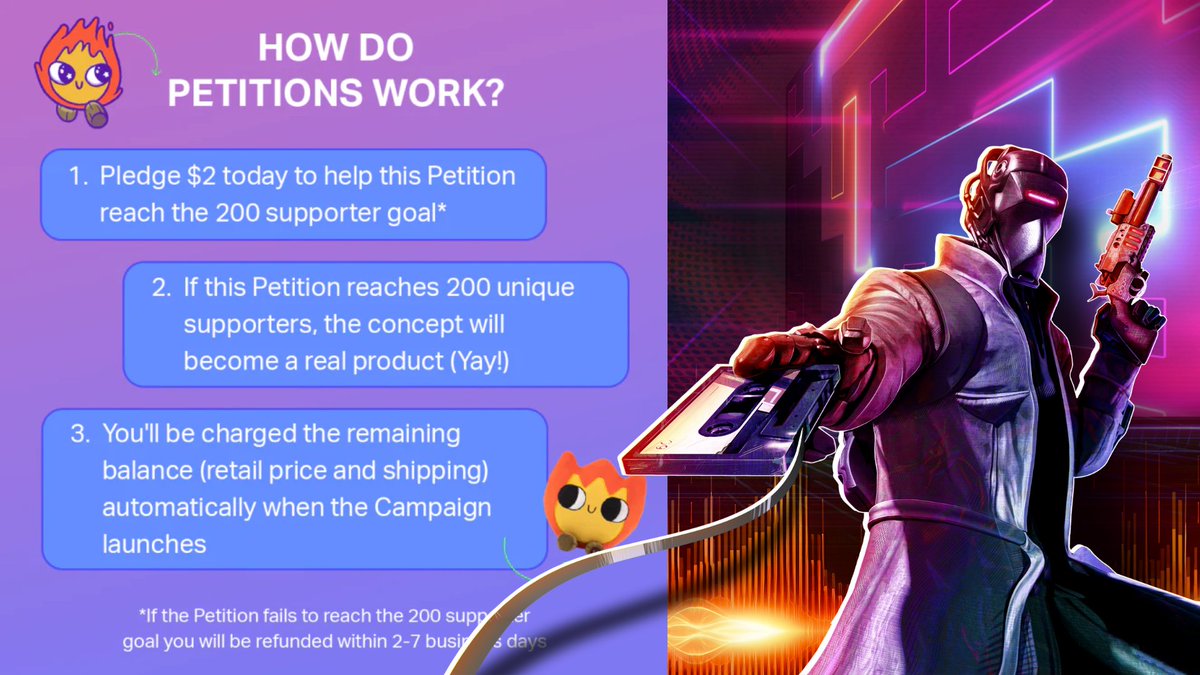 Want a mini version of robo-gunslinger Ace to keep FOREVER?

Then support our Makeship petition to have some awesome Ace plushies made 👇

🧸 Sign Up Now: makeship.com/petitions/ace-…

#Robobeat 🤖
<a href="/Makeship/">Makeship</a> #Makeship #plushie #indiegames #petition