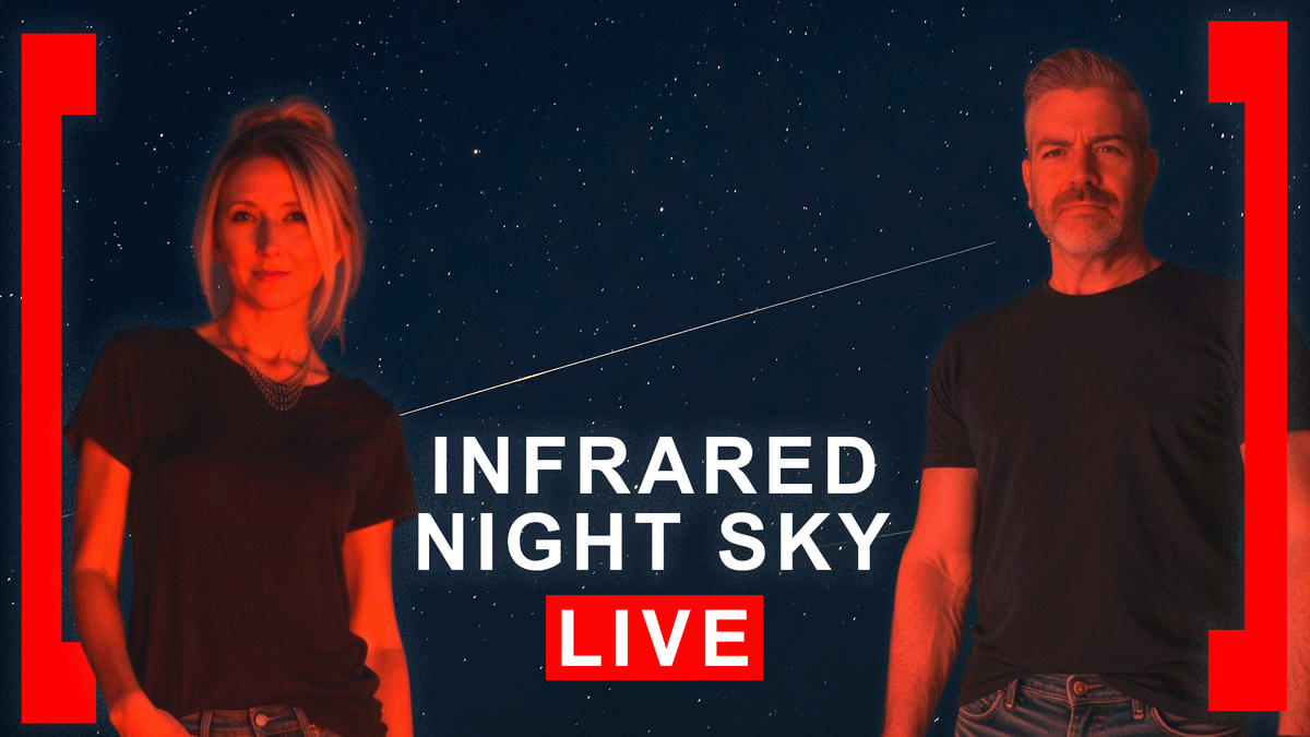 skyopslive's tweet photo. LIVE Infrared Night Ops – Today! ✈️🔭
More night sky action coming your way! Join us for epic nighttime views—a starry sky, passing planes and maybe even the mystery red lights 👀✨
📅 Thursday, March 20
 🕡 6:30 PM MST
 📺 Watch on YouTube➡️ https://t.co/0eugCnhCZl
Hit the link, click notification bell and don’t miss the magic of the night! 🚀🌙