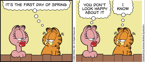 garfield without the third panel tweet media