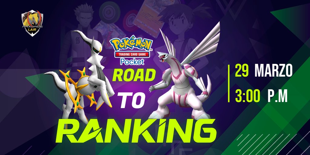 Extendemos la invitación al evento inaugural de lo que será la nueva liga de Pokémon TCG Pocket en Venezuela.

Fecha y hora: 29/03/2025 3:00 p.m. (Hora de Venezuela)
Plataforma: Limitless
Formato: 5 rondas suizas + Top Cut 
Formulario de inscripción: goo.su/D77EUm5