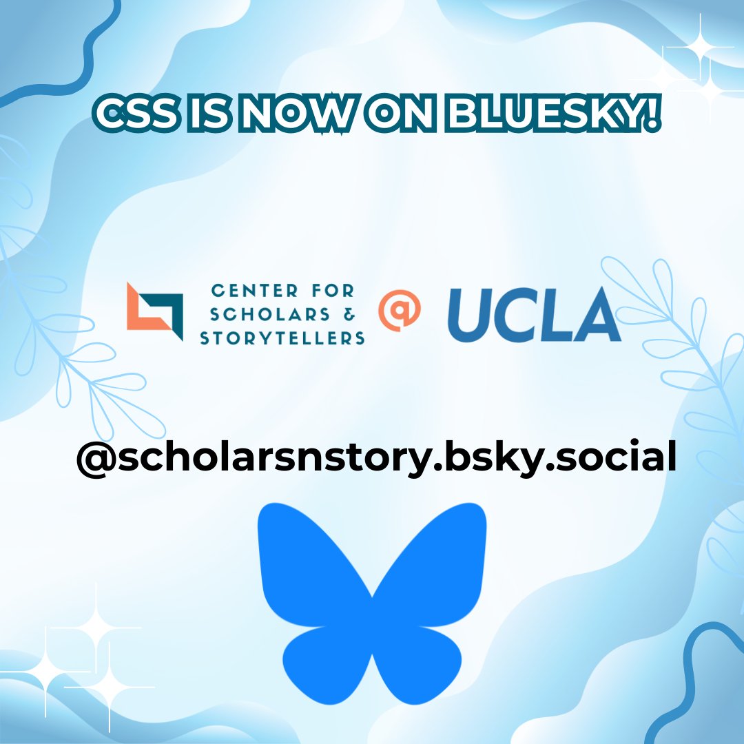 scholarsnstory's tweet image. 🌟 Big news! We’re now on Bluesky! 🌟
More conversations. More insights. More ways to connect with all of you
Follow us at @scholarsnstory.bsky.social and join us as we continue to talk about the future of youth & media. 💙
#Bluesky #WeAreOnBluesky #CSSCommunity #YouthMedia