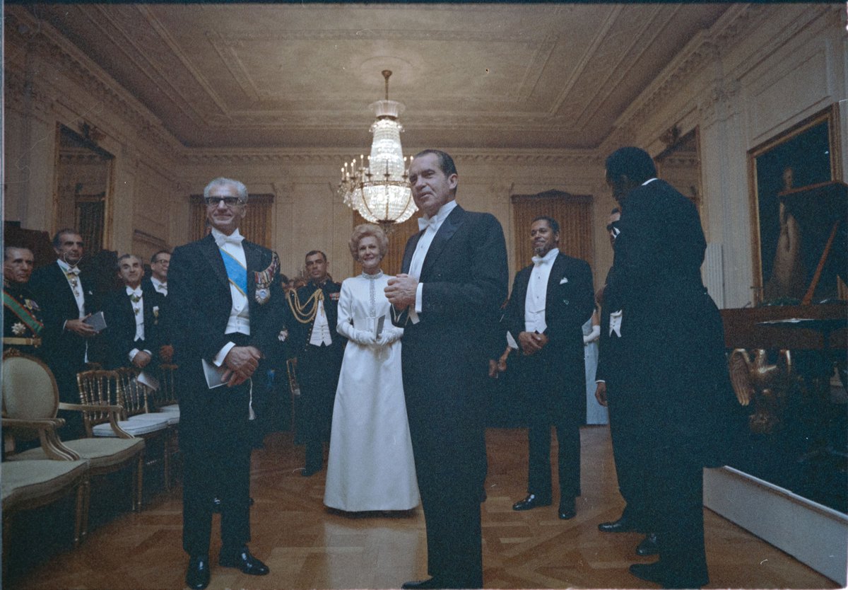 Happy #Nowruz📷 to all those celebrating!  

Photos: President Nixon and His Imperial Majesty Mohammad Reza Shah Pahlavi, Shahanshah of Iran at the White House in 1969.