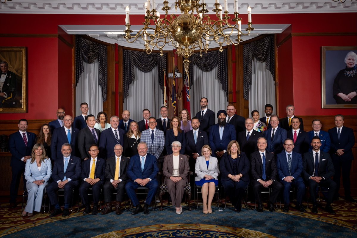 Edith Dumont (@lgontario) on Twitter photo I had the privilege of presiding over the swearing-in of the Honourable Doug Ford as the Premier of Ontario and of members of the Executive Council of Ontario (Cabinet).
#DYK: The Lieutenant Governor appoints members of the Executive Council on the advice of the Premier. I had the privilege of presiding over the swearing-in of the Honourable Doug Ford as the Premier of Ontario and of members of the Executive Council of Ontario (Cabinet).
#DYK: The Lieutenant Governor appoints members of the Executive Council on the advice of the Premier.