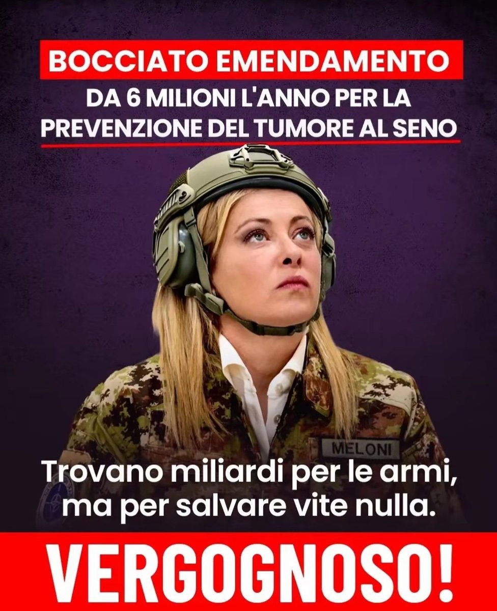 Come si può bocciare un emendamento del genere 🤷‍♂️🤷‍♂️🤷‍♂️ ca*zzo si parla di 6 milioni di euro, non di miliardi...🤦‍♂️🤦‍♂️🤦‍♂️
💩💩💩💩
#GOVERNODELLAVERGOGNA