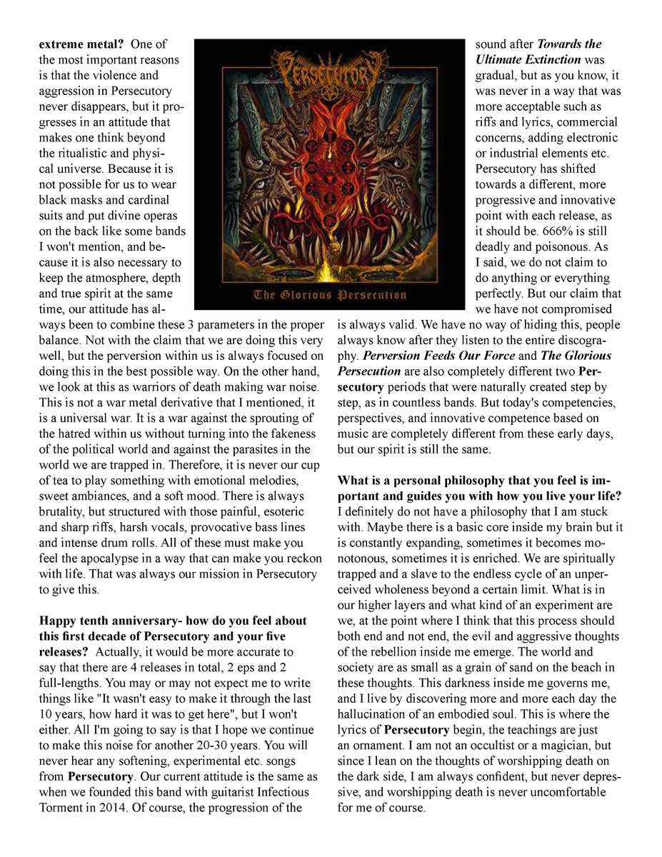 GodzOvWar's tweet photo. ๐ฅ Interview with Persecutory in the latest issue of Transcending the Mundane.
#interview #persecutory #blackmetal #deathmetal https://t.co/BiC8HNWeme