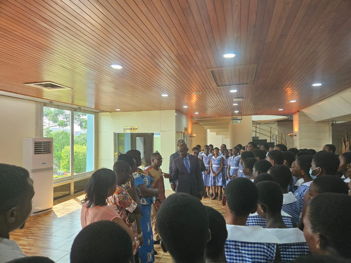 edemkpotosu's tweet photo. Yesterday, I marked my birthday with students from Ola SHS, Ho, in Parliament. It was a joy to see their excitement, answer their questions, and share a few lessons about leadership and service.
#HoCentral https://t.co/93LRlgRTfD