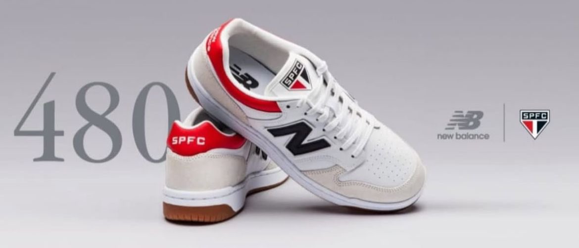 sdmlinks's tweet image. New Balance 480 x São Paulo FC.