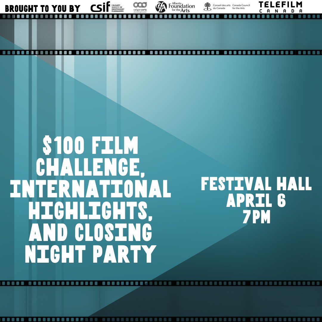 The fourth night of Artifact is April 6 at Festival Hall. We’ll be celebrating some international shorts before showing what twelve local filmmakers were able to make with $100 and two rolls of Super 8. This is always a highlight of the festival!

Tickets: eventbrite.ca/e/125596808735…