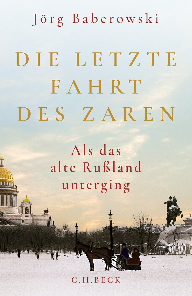 Neues Buch. New book

Jörg Baberowski's new book "The Last Journey of the Tsar: How Old Russia Fell" describes the events from 22 February 22 to 3 March 1917.

Ich freue mich darauf, es zu lesen!
#RussianRevolutuon