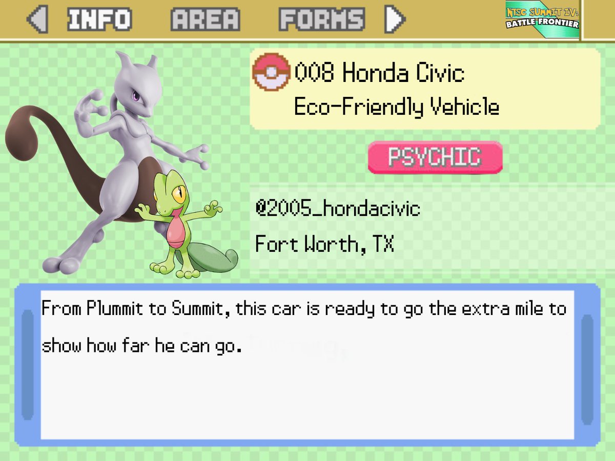 North Texas Smash Club (@ntscsmash) on Twitter photo After finally finding parking, <a href="/2005_Hondacivic/">Kaden with a k</a> is playing in NTSC Summit IV: Battle Frontier! Watch as he steps on the gas and runs over all of the competition! After finally finding parking, <a href="/2005_Hondacivic/">Kaden with a k</a> is playing in NTSC Summit IV: Battle Frontier! Watch as he steps on the gas and runs over all of the competition!