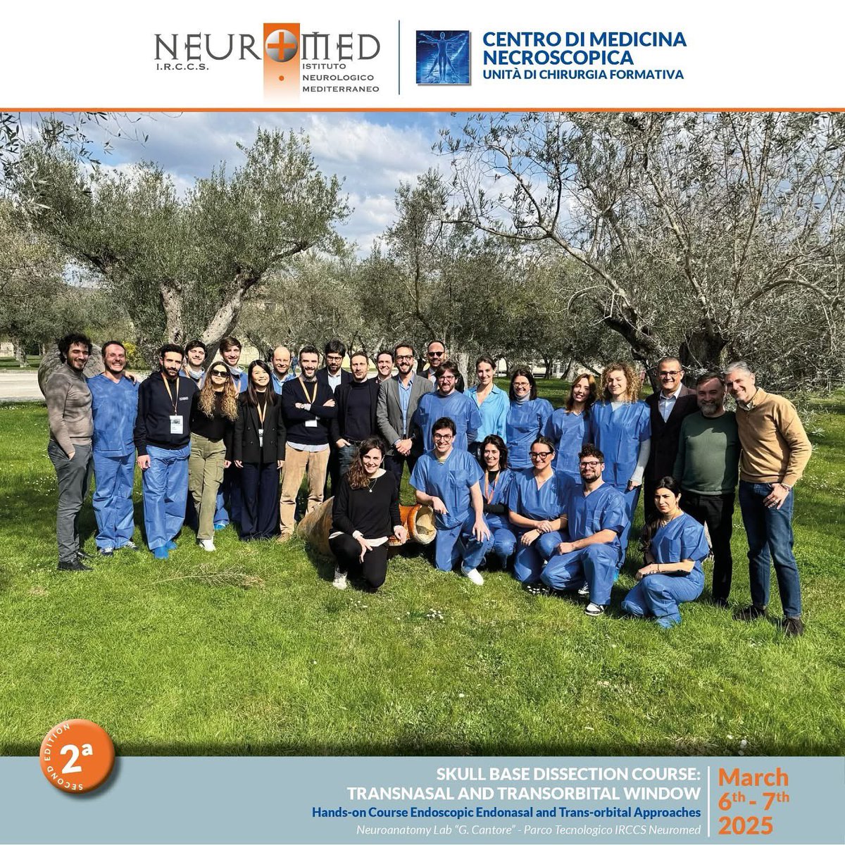 Tary102's tweet photo. Working with endoscope is like playing video games, it takes skills, one either has it or doesn’t! 
Skull Base Dissection course:
Hands-on Course Endoscopic Endonasal and Trans-orbital Approaches   

#Neurosurgery #Endoscopy #Skull_base #Trans_orbital #My_life #Newroz2025 #Italy https://t.co/fRVXBmEKbX